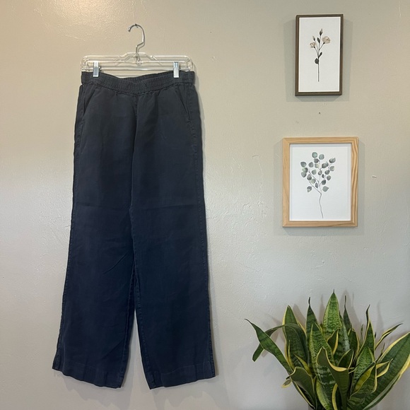 Tommy Bahama Linen Navy Easy Pants - Picture 3 of 3